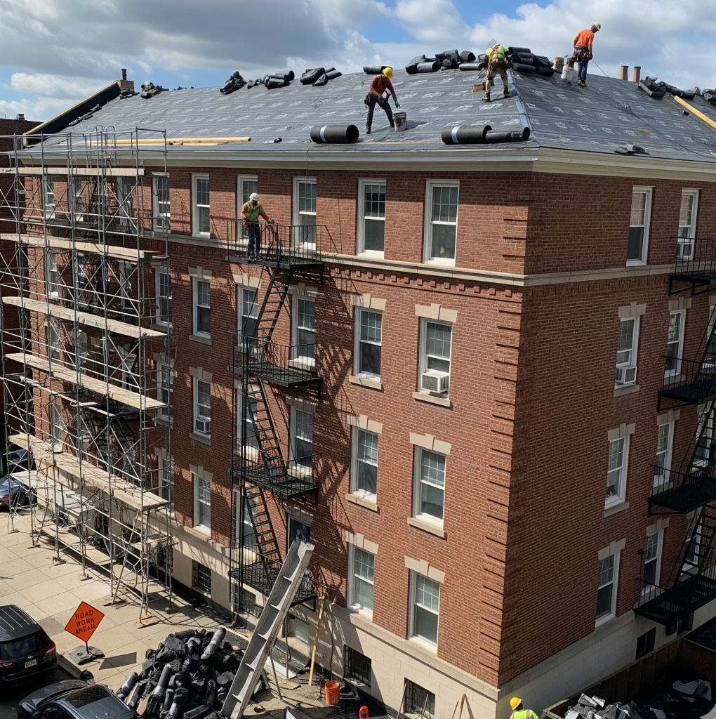 Coordinating Roof Repairs with Tenant Notifications